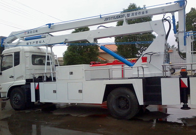 東風天錦20米路燈檢修車,20米監控安裝車