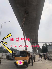 珠海專業租賃服務 升降安裝車、路燈維修車及吊車出租